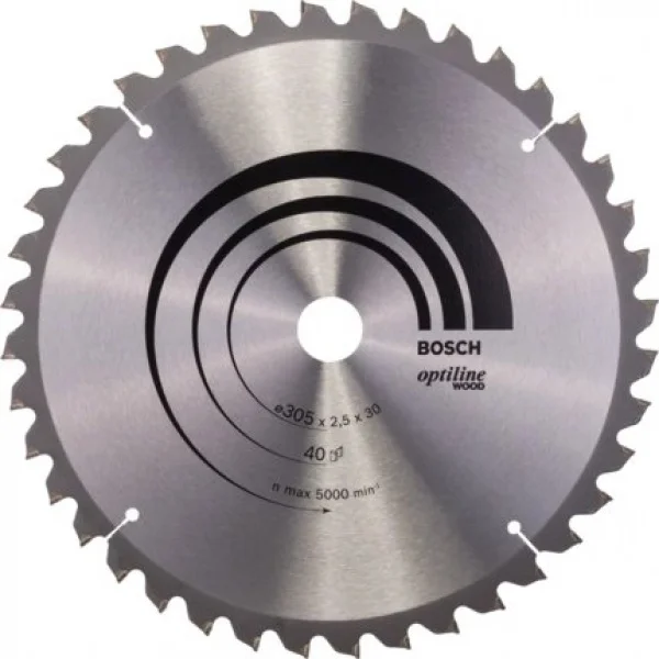 Bosch optiline wood lama per troncatrice 305x30 mm per legno 2608640440 - dettaglio 1