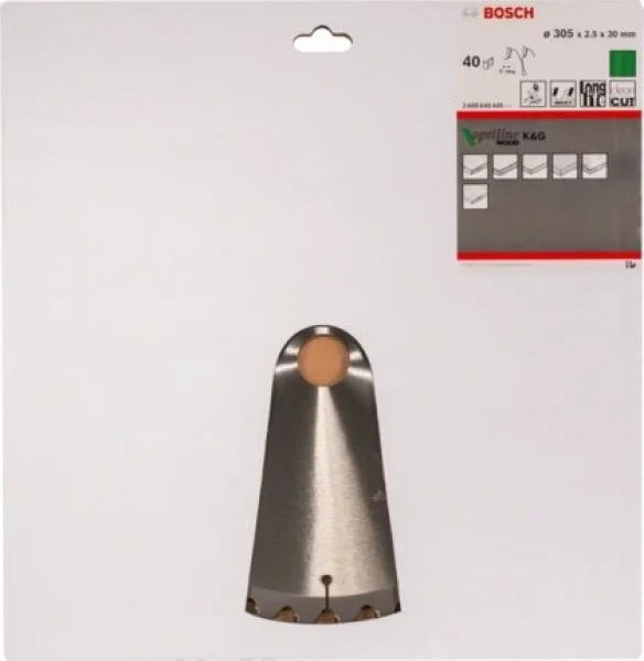 Bosch optiline wood lama per troncatrice 305x30 mm per legno 2608640440 - dettaglio 2