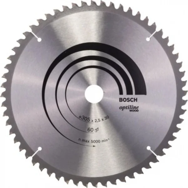 Bosch optiline wood lama per troncatrice 305x30 mm per legno 2608640441 - dettaglio 1