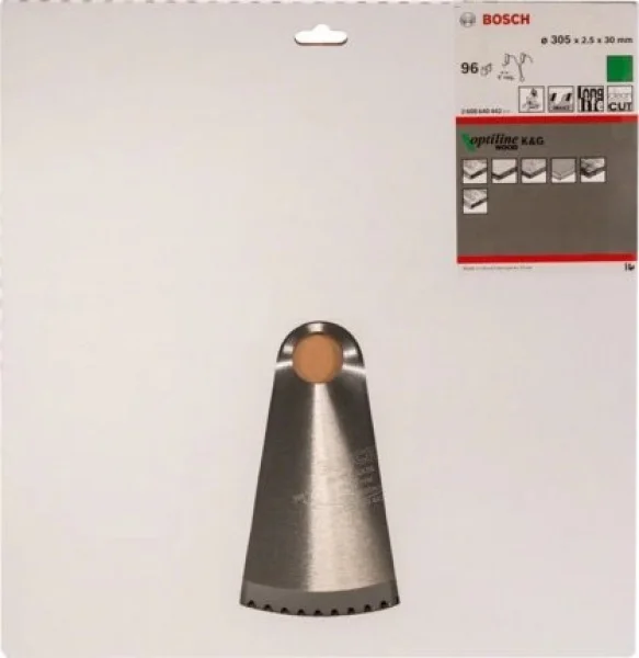 Bosch optiline wood lama per troncatrice 305x30 mm per legno 2608640442 - dettaglio 2
