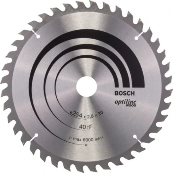 Bosch optiline wood lama per seghe da banco 254x30 mm per legno 2608640443 - dettaglio 1