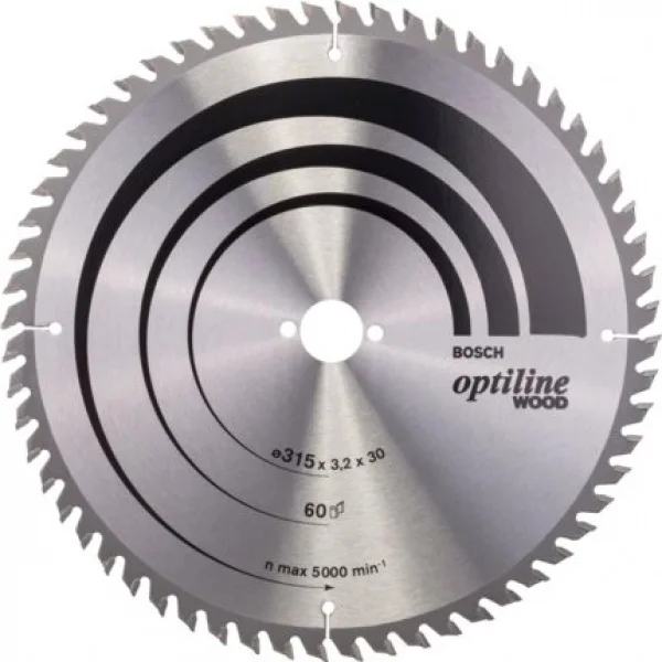 Bosch optiline wood lama per seghe da banco 315x30 mm per legno 2608640651 - dettaglio 1