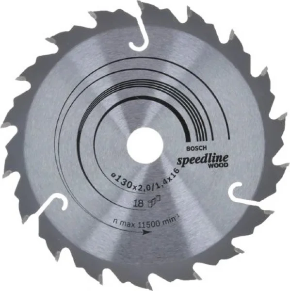 Bosch speedline wood lama per sega circolare 130x16 mm per legno 2608640775 - dettaglio 1