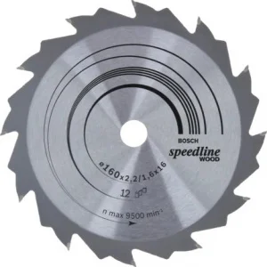 Bosch speedline wood lama per sega circolare 160x16 mm per legno 2608640784 - dettaglio 1
