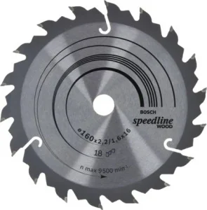 Bosch speedline wood lama per sega circolare 160x16 mm per legno 2608640785 - dettaglio 1