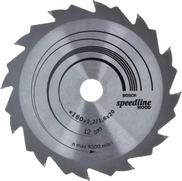 Bosch speedline wood lama per sega circolare 160x20 mm per legno 2608640786 - dettaglio 1