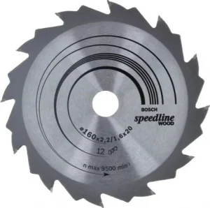 Bosch speedline wood lama per sega circolare 160x20 mm per legno 2608640786 - dettaglio 1