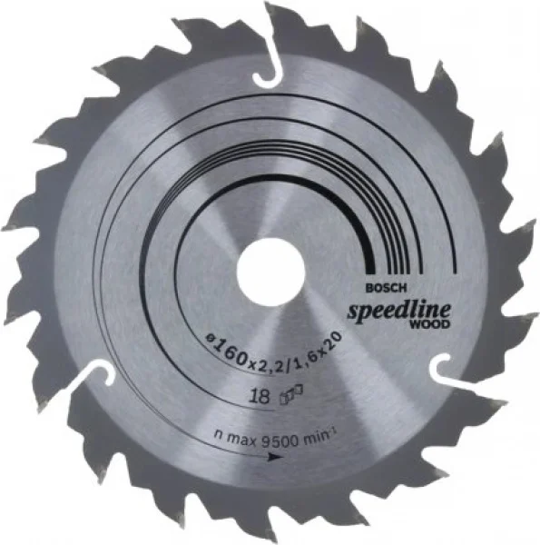 Bosch speedline wood lama per sega circolare 160x20 mm per legno 2608640787 - dettaglio 1