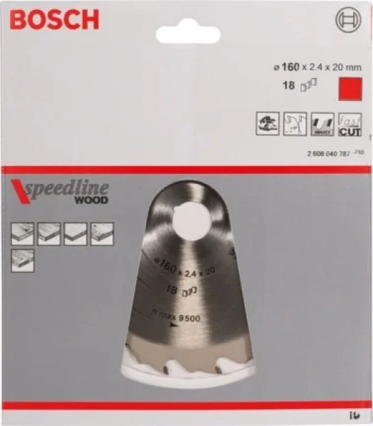 Bosch speedline wood lama per sega circolare 160x20 mm per legno 2608640787 - dettaglio 2