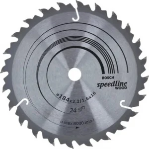 Bosch speedline wood lama per sega circolare 184x16 mm per legno 2608640795 - dettaglio 1