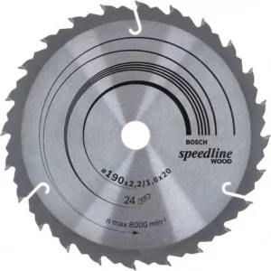 Bosch speedline wood lama per sega circolare 190x20 mm per legno 2608640799 - dettaglio 1