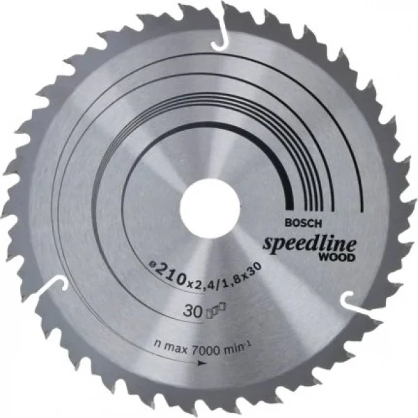 Bosch speedline wood lama per sega circolare 210x30 mm per legno 2608640803 - dettaglio 1