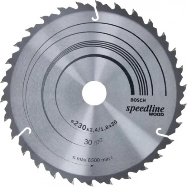 Bosch speedline wood lama per sega circolare 230x30 mm per legno 2608640805 - dettaglio 1
