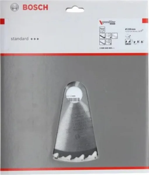 Bosch speedline wood lama per sega circolare 230x30 mm per legno 2608640805 - dettaglio 2