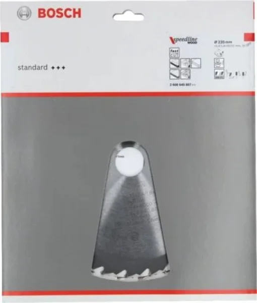 Bosch speedline wood lama per sega circolare 235x30 mm per legno 2608640807 - dettaglio 2