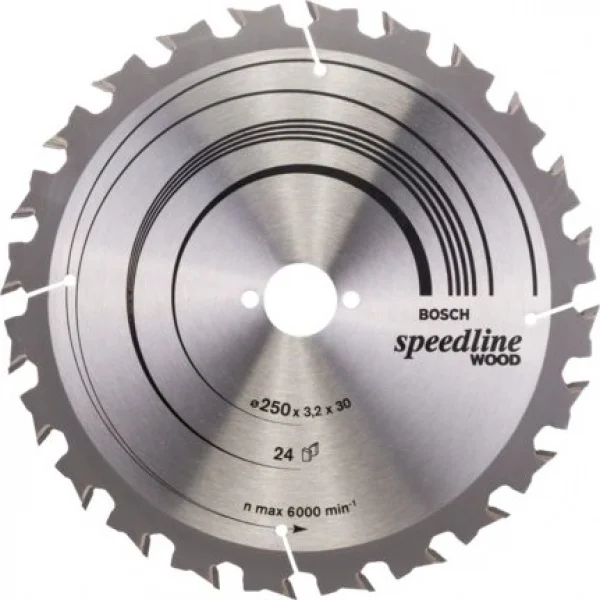 Bosch speedline wood lama per sega da banco 250x30 mm per legno 2608640680 - dettaglio 1