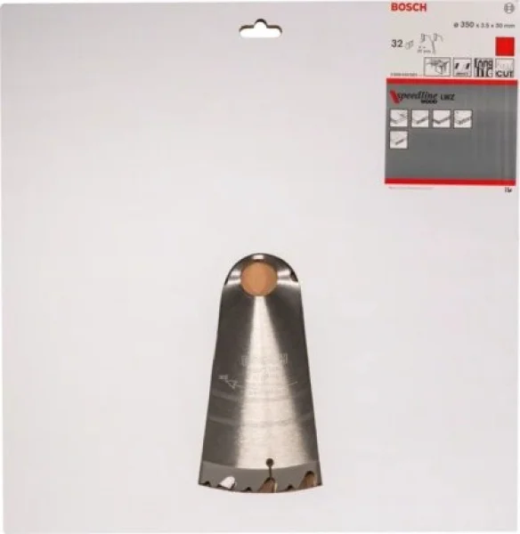 Bosch speedline wood lama per sega da banco 350x30 mm per legno 2608640683 - dettaglio 2