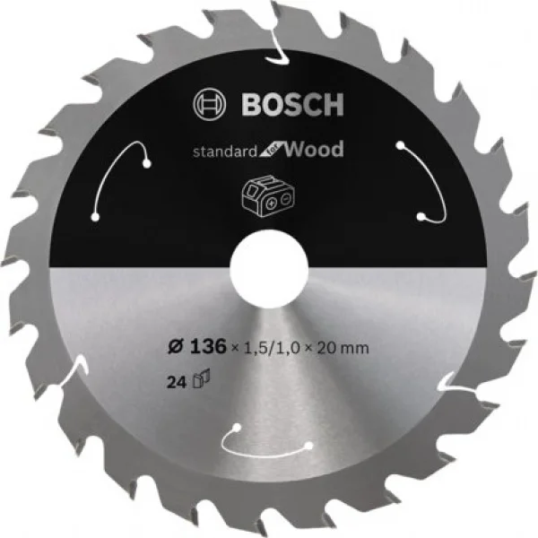 Bosch standard for wood lama per sega circolare 136x20 mm per legno 2608837668 - dettaglio 1