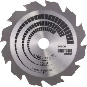 Bosch standard for construct wood lama per sega circolare 160x20 mm per legno chiodato 2608640630 - dettaglio 1