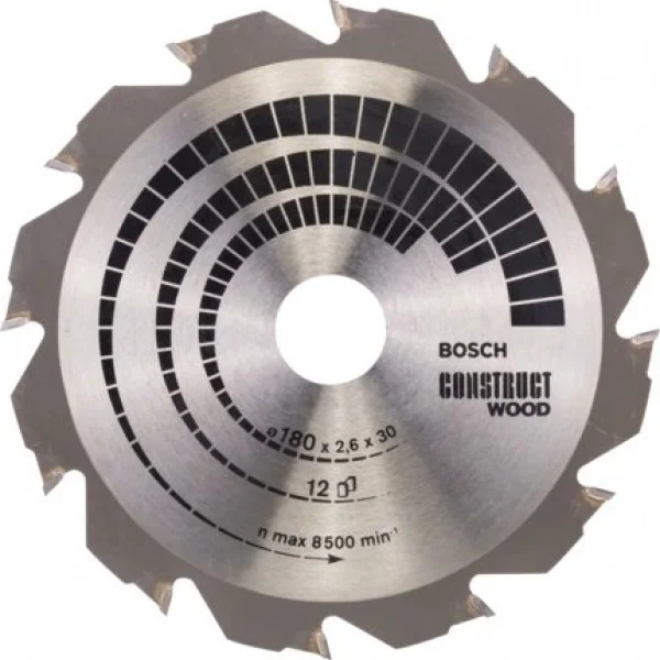 Bosch standard for construct wood lama per sega circolare 180x30 mm per legno chiodato 2608640632 - dettaglio 1