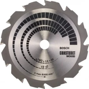 Bosch standard for construct wood lama per sega circolare 190x20 mm per legno chiodato 2608641201 - dettaglio 1