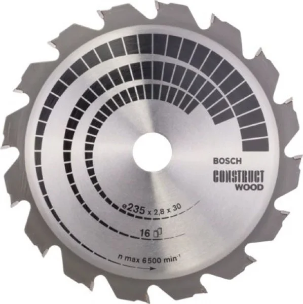Bosch standard for construct wood lama per sega circolare 235x30 mm per legno chiodato 2608640636 - dettaglio 1