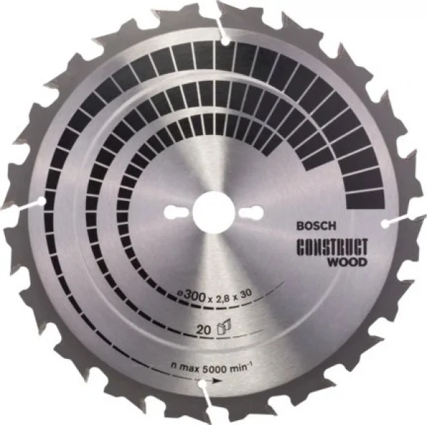 Bosch standard for construct wood lama per sega da banco 300x30 mm per legno 2608640700 - dettaglio 1