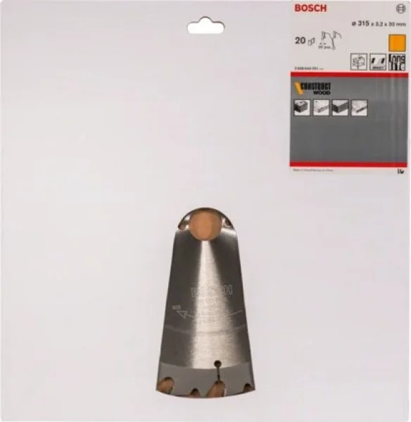 Bosch standard for construct wood lama per sega da banco 315x30 mm per legno 2608640701 - dettaglio 2