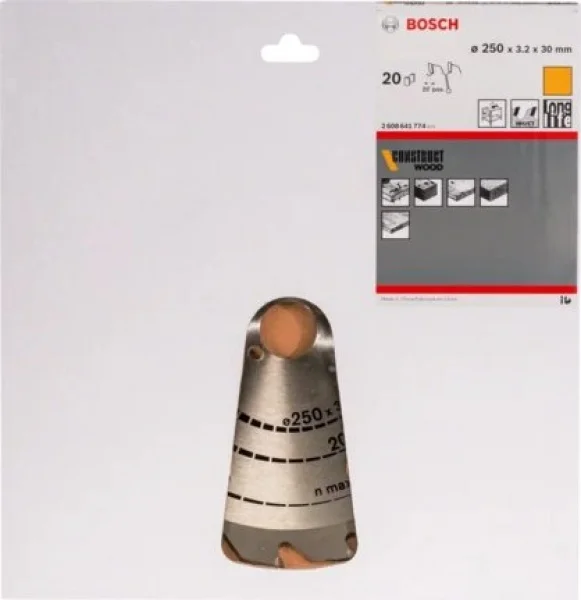 Bosch standard for construct wood lama per sega da banco 250x30 mm per legno 2608641774 - dettaglio 2