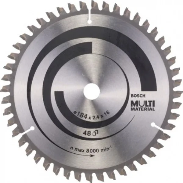Bosch standard for multi material lama per sega circolare 184x16 mm multimateriale 2608640815 - dettaglio 1