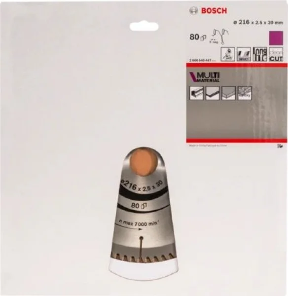 Bosch standard for multi material lama per troncatrice 216x30 mm per multimateriale 2608640447 - dettaglio 2