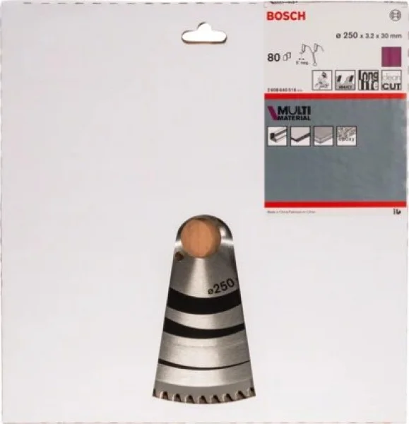 Bosch standard for multi material lama per troncatrice 250x30 mm per multimateriale 2608640516 - dettaglio 2