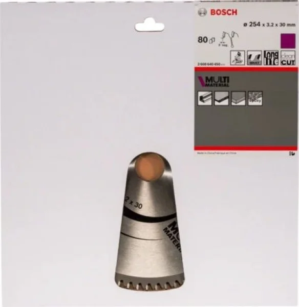 Bosch standard for multi material lama per troncatrice 254x30 mm per multimateriale 2608640450 - dettaglio 2