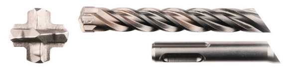 Makita Nemesis II Punta 4 taglienti attacco SDS-Plus per calcestruzzo