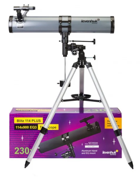 Levenhuk blitz 114 plus telescopio riflettore newtoniano 77106 - dettaglio 2