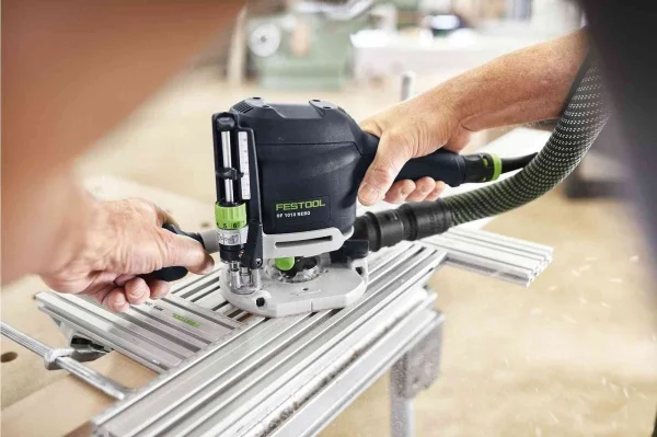 Festool OF 1010 REBQ-FS-Set+Box Fresatrice verticale 1010 W con binario e frese - 578053