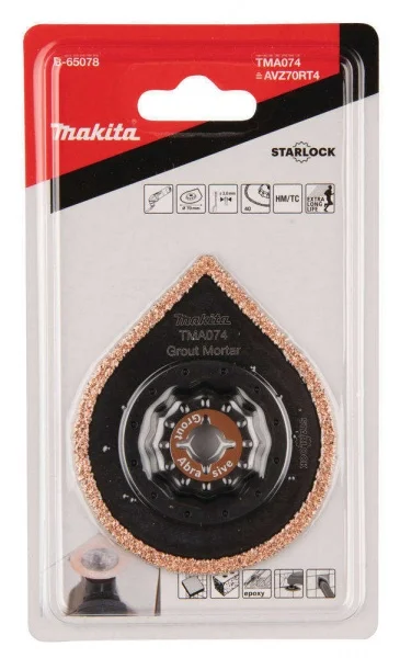 Makita b-65078 tma074 platorello abrasivo per utensile multifunzione starlock - dettaglio 3