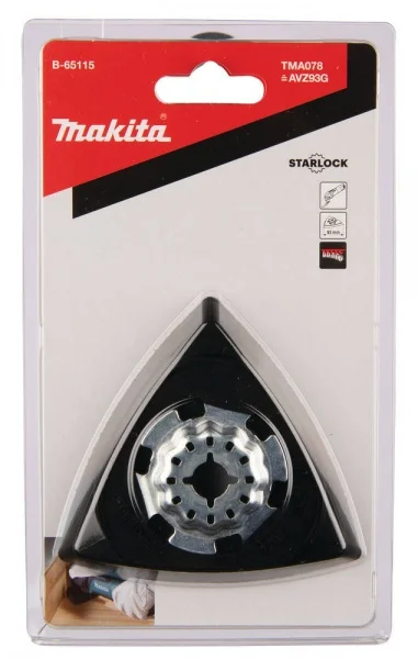 Makita b-65115 tma078 platorello di levigatura starlock attacco velcro 93 mm - dettaglio 3