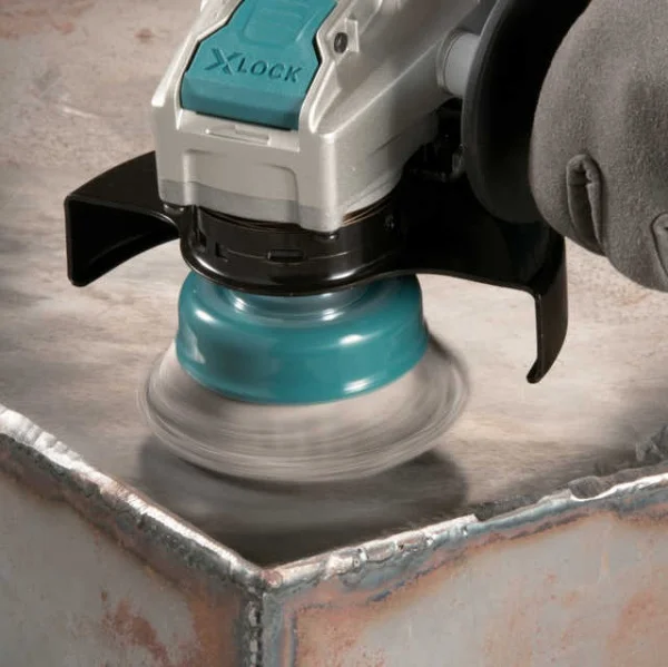 Makita D-73330 Spazzola a tazza Inox 80 mm X-Lock a filo intrecciato per acciaio - D-73330
