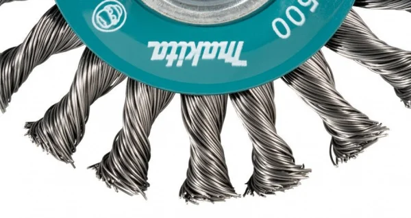 Makita d-73405 spazzola a ruota x-lock filo intrecciato full per acciaio - dettaglio 2