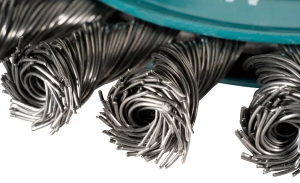 Makita d-73405 spazzola a ruota x-lock filo intrecciato full per acciaio - dettaglio 3