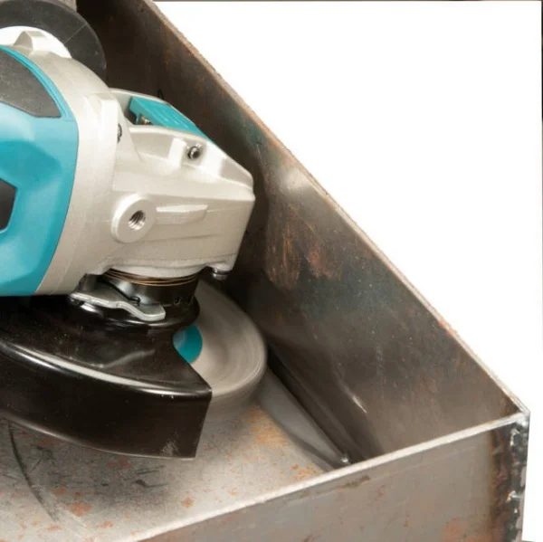 Makita d-73352 spazzola a ruota x-lock filo inox intrecciato full per acciaio - dettaglio 5