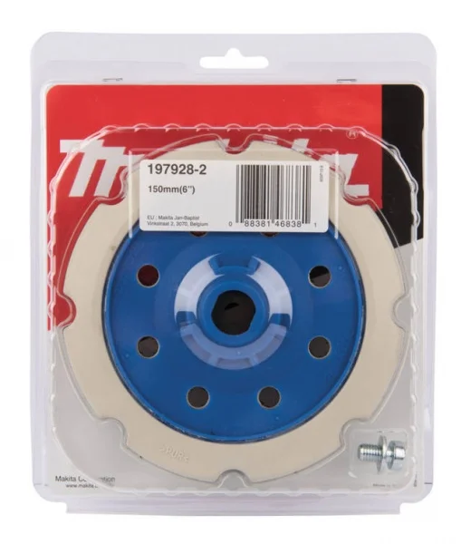 Makita 197928-2 platorello 150 mm per lucidatrice dpo600 e po6000 - dettaglio 3