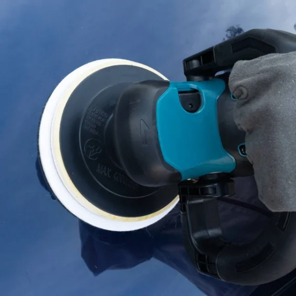 Makita d-74625 tampone velcrato 180 mm in feltro per lucidare - dettaglio 4