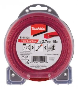 Makita  filo di nylon four-leaf rosso 2,7 mm - dettaglio 1