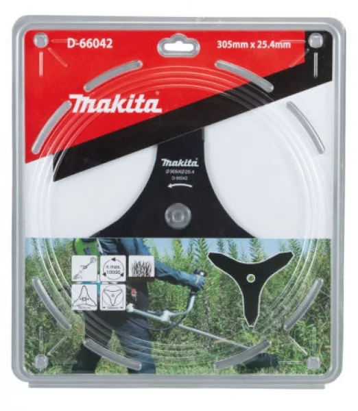 Makita d-66042 lama in metallo a 3 denti per decespugliatore - dettaglio 2