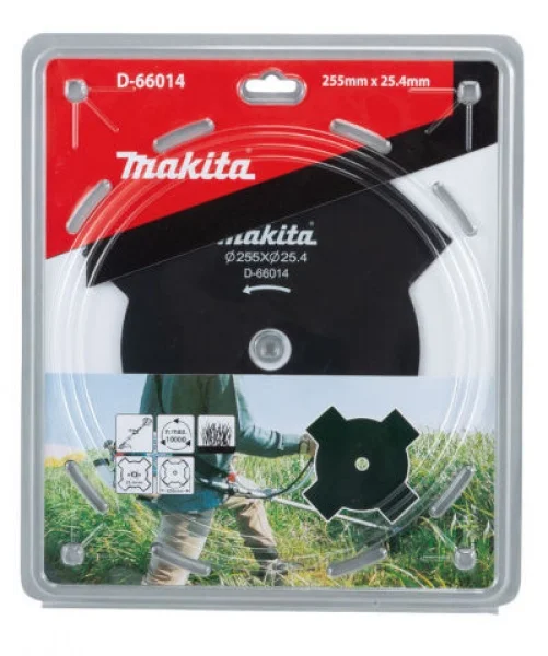 Makita d-66014 lama in metallo a 4 denti per decespugliatore - dettaglio 2
