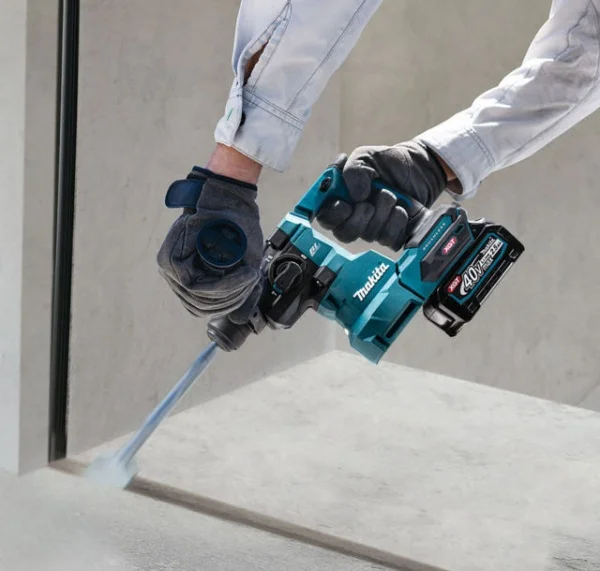Makita HR010GD201 Tassellatore XGT SDS-Plus 40 V con due batterie - HR010GD201