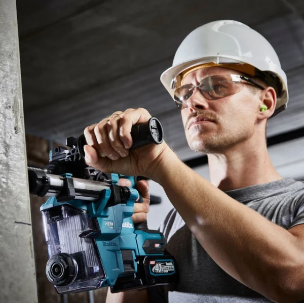 Makita HR010GD201 Tassellatore XGT SDS-Plus 40 V con due batterie - HR010GD201