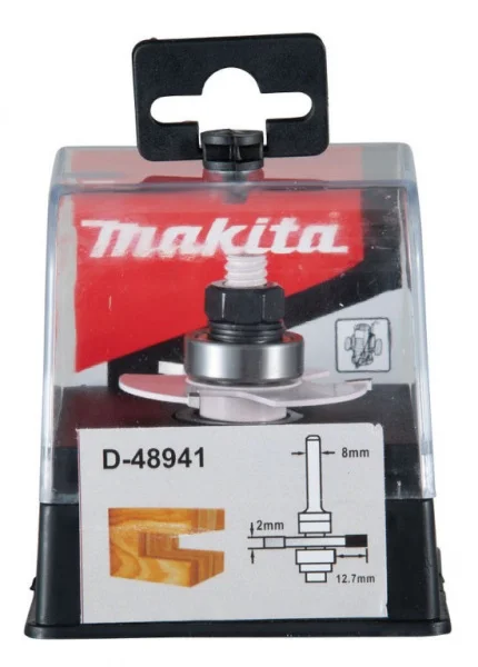Makita tagliente fresa a tre ali per gambi 8 mm - dettaglio 2